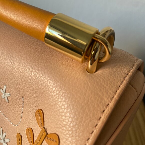 RADLEY LONDON Bag Stitch Street Small Leather Satchel Crossody Floral - Picture 12 of 14